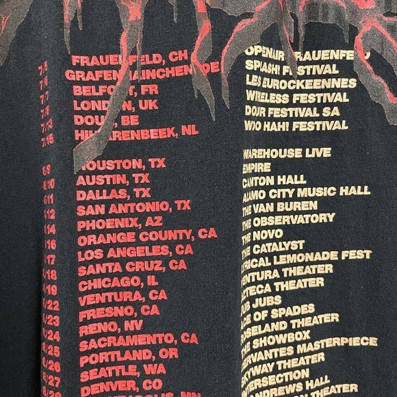 Revenge Ski Mask the Slump God T-Shirt Men's XL Meets World Double Sided Cotton - Picture 7 of 10